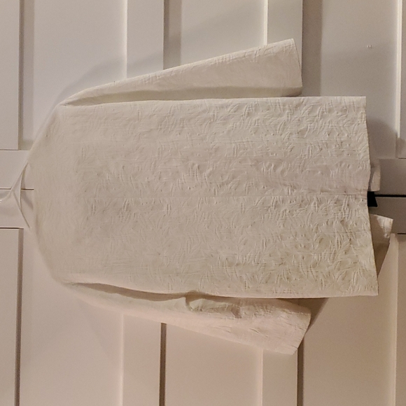 NWT Zara Textured White Coat - Picture 8 of 8